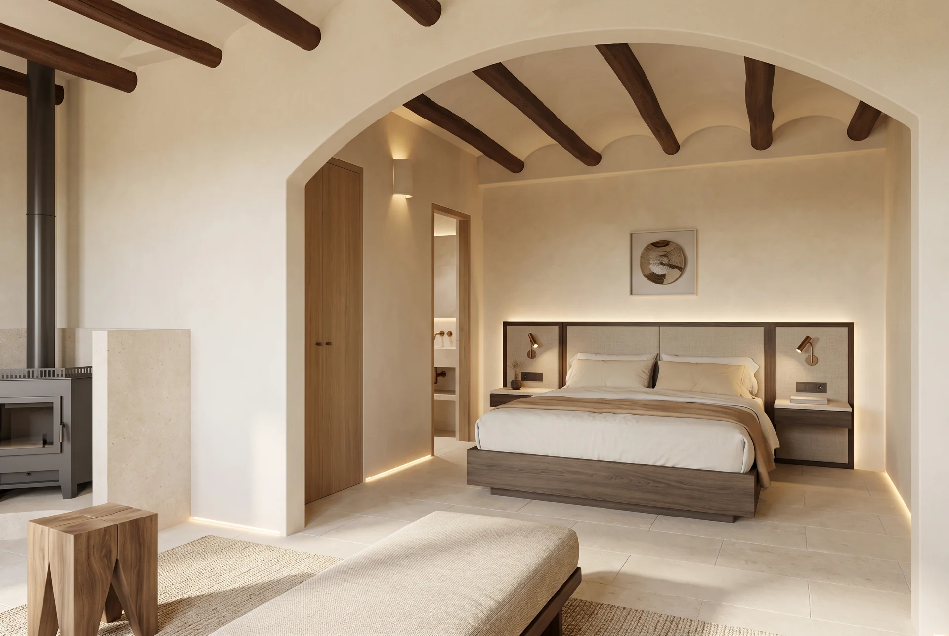 Alquería garden suite: proposed renovation, AI-generated concept
